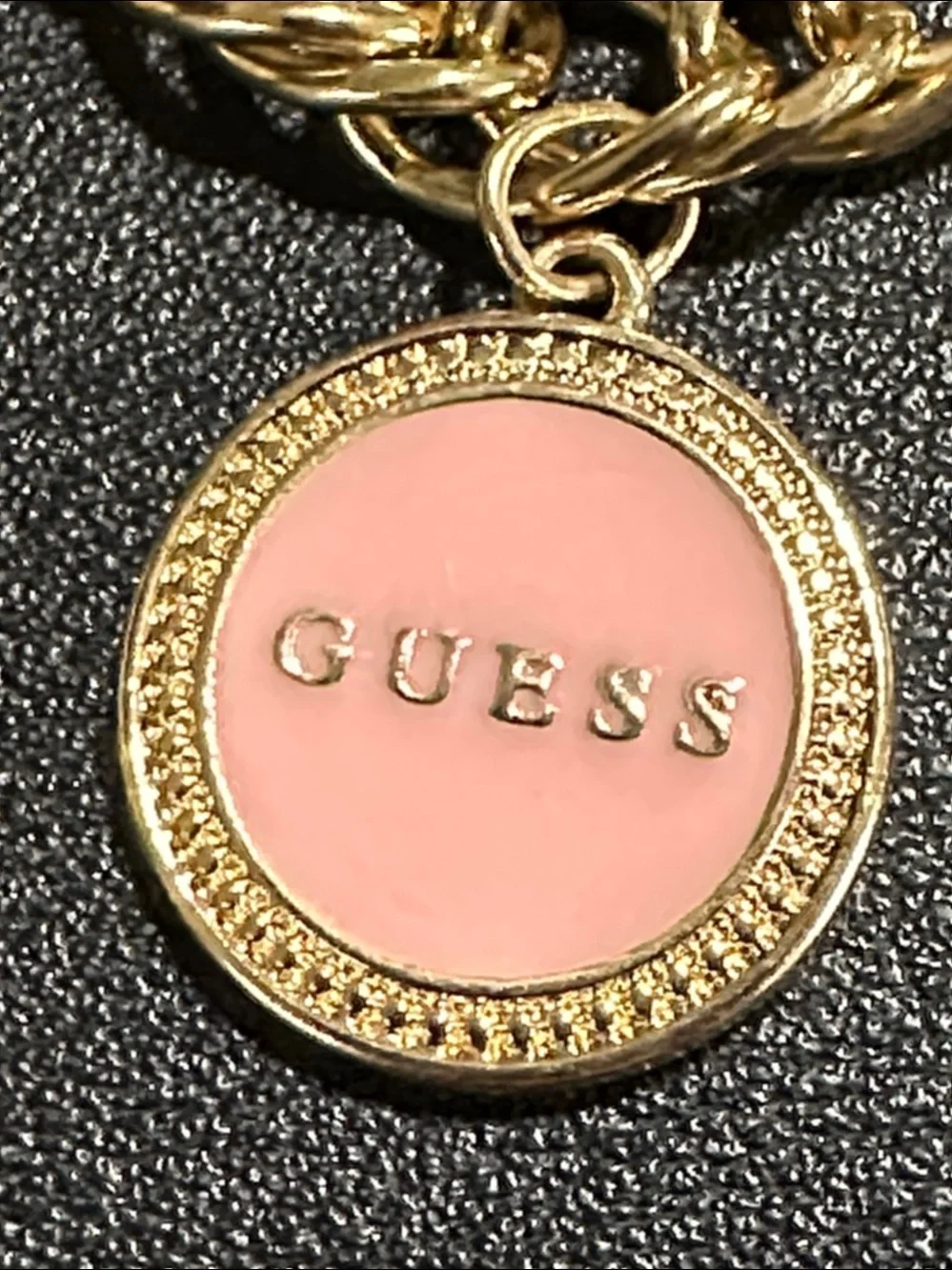 Guess Vintage Enamel & Crystals Celestial & Talisman Charm Bracelet